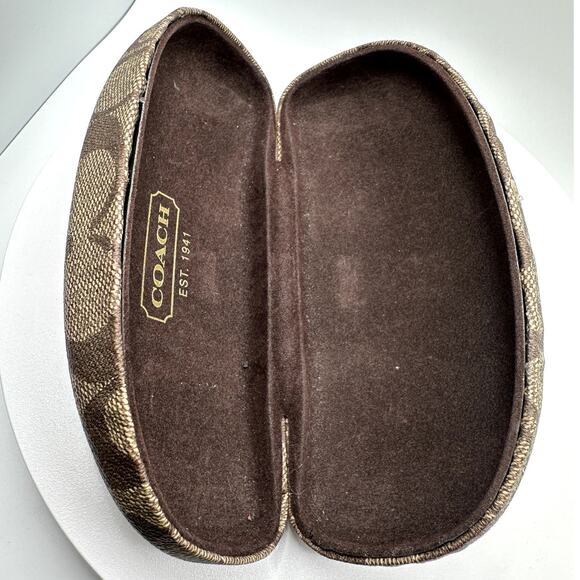 COACH "Wendy" Shiny Tan Copper Eyeglass Frame (129) 135 - Picture 9 of 11